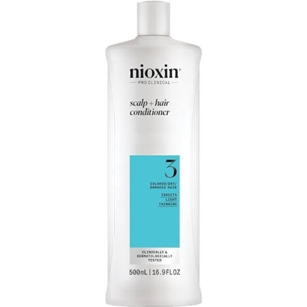 Nioxin System 3 Scalp + Hair Conditioner for Colored Hair Light Thinning 10.1oz